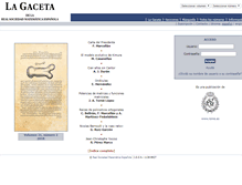 Tablet Screenshot of gaceta.rsme.es